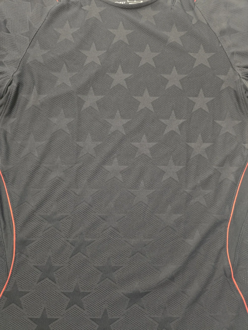 Nike Aero-Fit Womens Black Star-Print Performance Soccor Jersey  Retail $180
